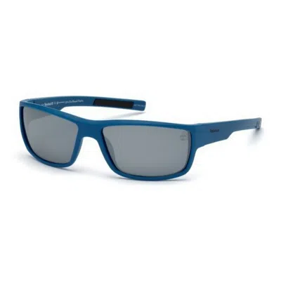 Timberland Unisex Sunglasses  Tb9153-6391d  63 Mm Gbby2 In Blue