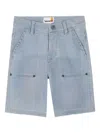 Timberland Utility-pockets Denim Shorts In Blue