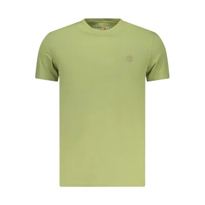 Timberland Verde Cotton Men T-shirt In Green