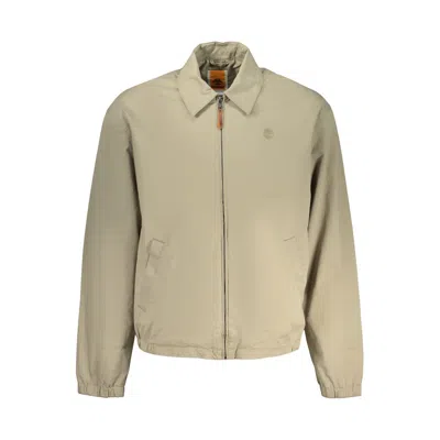 Timberland Verde Cotton Mens Jacket In Neutral