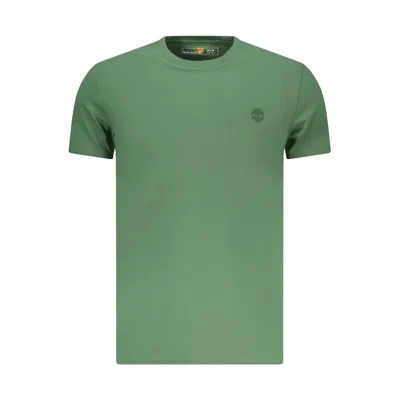 Timberland Verde Cotton Mens T-shirt In Green