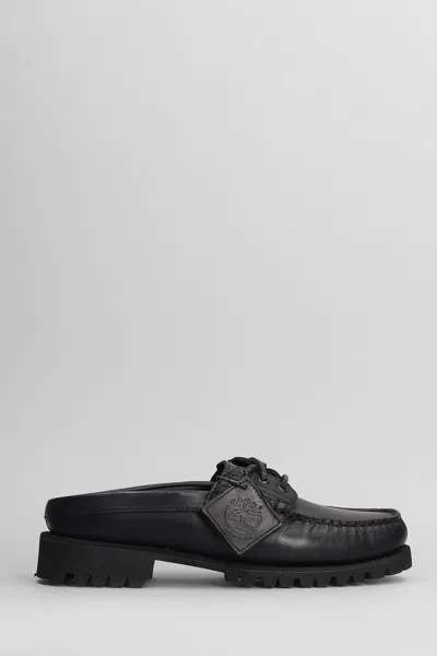 Timberland Vibr Mule Slipper-mule In Black Leather