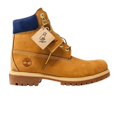 Pre-owned Timberland Victor Victor X 6 Inch Premium Boot 'wheat Navy' | Tan | Men's Size 8 In Brown
