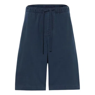Timberland Washed Heavy Twill Carpenter Shorts 'navy' In Blue
