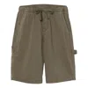 Timberland Washed Heavy Twill Carpenter Shorts 'olive Green' In Gray