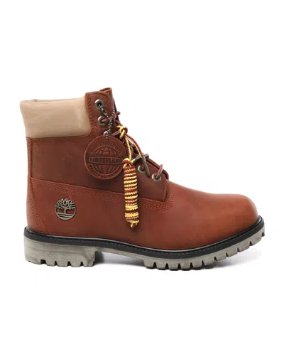 Timberland Waterproof Lace-up Ankle Boots In Brown
