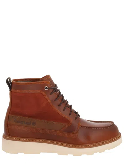 Timberland Waterproof Lace Up Boot In Brown