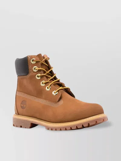 Timberland Waterproof Lace Up Boot With Padded Ankle In Neutrals
