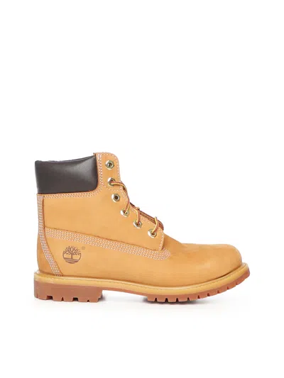 Timberland Waterproof Leather Boot In Orange