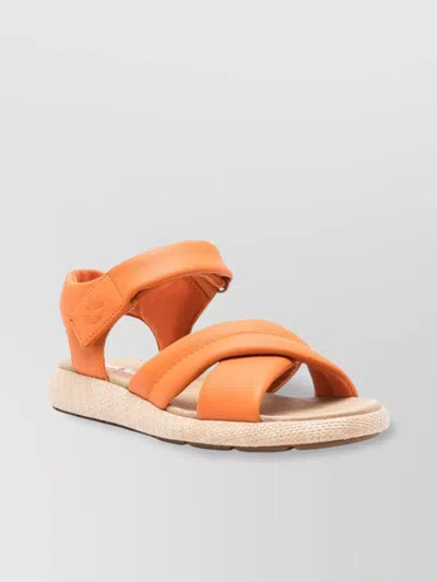 Timberland Waves Ankle Cross Sandal In Orange