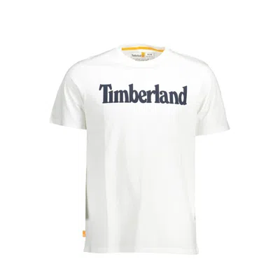 TIMBERLAND WHITE COTTON MEN T-SHIRT