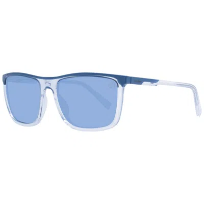 Timberland White Men Sunglasses In Blue