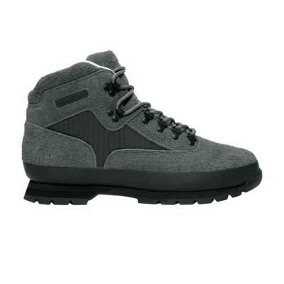 Pre-owned Timberland White Mountaineering X Euro Hiker Boot 'black Suede' In Grey