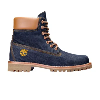Pre-owned Timberland White Oak X 6 Inch 'denim' | Blue | Men's Size 10