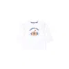 Timberland White T-shirt For Baby Boy With Logo In White
