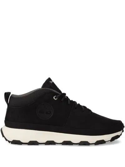 Timberland Winsor Suede Hiking Trainers In Black