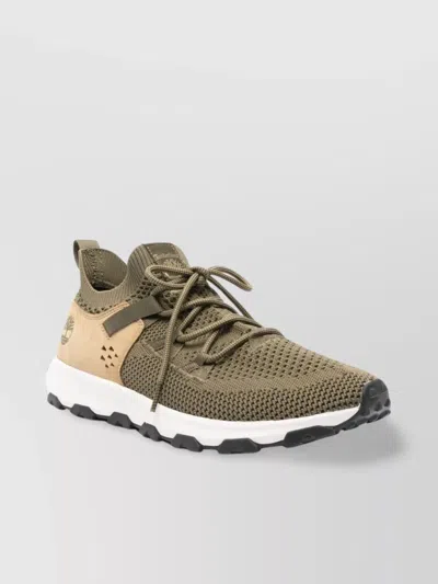 Timberland Winsor Trail Low Lace Up Sneaker In Green