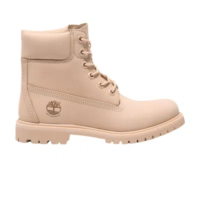 Pre-owned Timberland Wmns 6 Inch Lace Up Waterproof Boot 'beige' | Cream | Women's Size 6.5