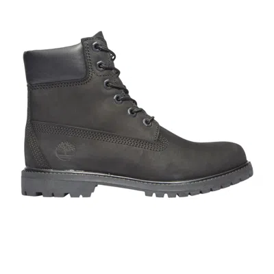 Pre-owned Timberland Wmns 6 Inch Premium Boot 'faded Black' | Women's Size 5.5