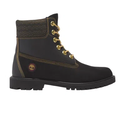 Pre-owned Timberland Wmns 6 Inch Premium Boot 'lunar New Year' In Black