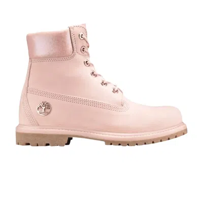 Pre-owned Timberland Wmns 6 Inch Premium Waterproof Boots 'light Pink'