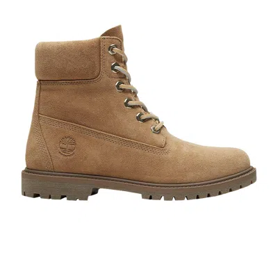Pre-owned Timberland Wmns 6 Inch Waterproof Boot 'beige Suede' | Tan | Women's Size 9 In Brown