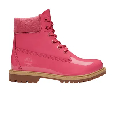 Pre-owned Timberland Wmns 6 Inch Waterproof Premium Boot 'cupid' | Pink | Women's Size 7.5