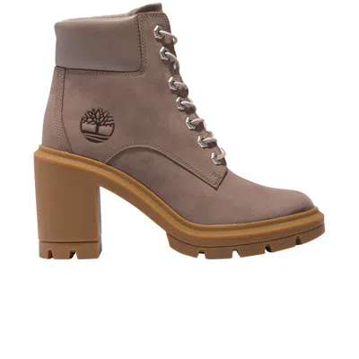 Pre-owned Timberland Wmns Allington Heights 6 Inch Boot 'taupe' In Tan