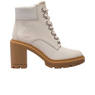 Pre-owned Timberland Wmns Allington Heights 6 Inch Boot 'white Gum'