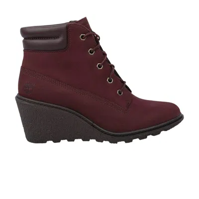 Pre-owned Timberland Wmns Amston 6 Inch Chukka Boot 'dark Port' | Brown | Women's Size 7