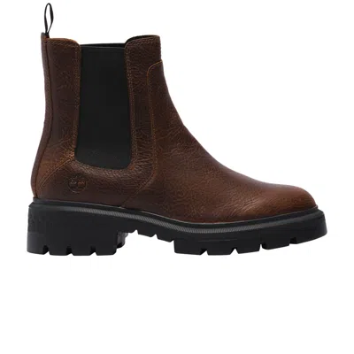 Pre-owned Timberland Wmns Cortina Valley Chelsea Boot 'dark Brown'