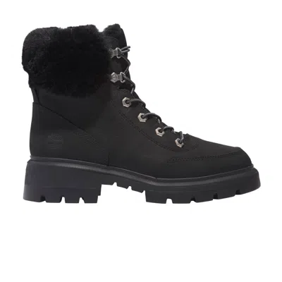 Pre-owned Timberland Wmns Cortina Valley Mid 'triple Black' | Women's Size 8.5