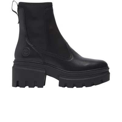 Pre-owned Timberland Wmns Everleigh Chelsea Boot 'triple Black'