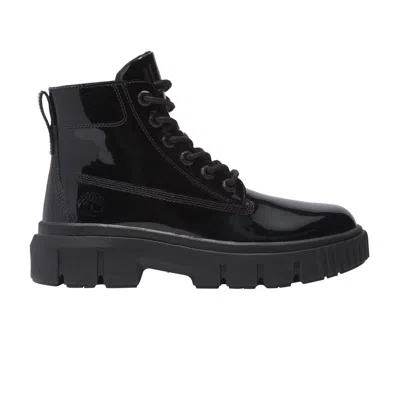 Pre-owned Timberland Wmns Greyfield Boot 'black Patent' | Women's Size 9