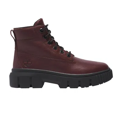 Pre-owned Timberland Wmns Greyfield Boot 'burgundy' In Red