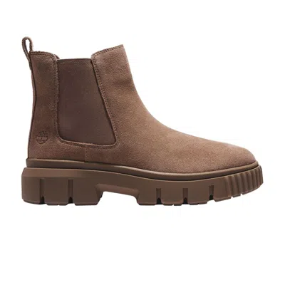 Pre-owned Timberland Wmns Greyfield Chelsea Boot 'taupe' | Tan | Women's Size 9.5 In Brown