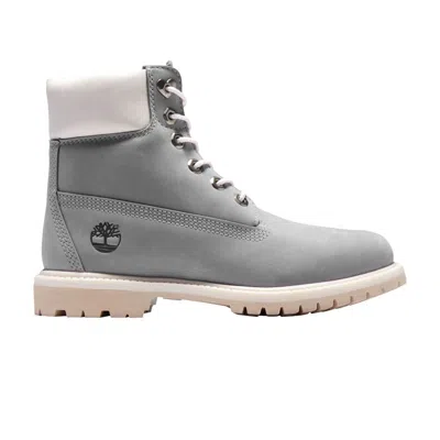 Pre-owned Timberland Wmns Jayne 6 Inch Premium Boot 'medium Grey' | Women's Size 9.5 In Gray