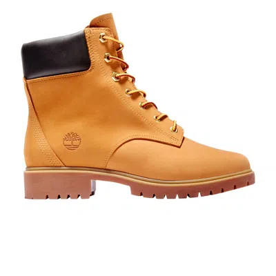 Pre-owned Timberland Wmns Jayne 6 Inch Waterproof Boot 'wheat' | Brown | Women's Size 8