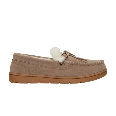 Pre-owned Timberland Wmns Moc Slipper Mount Zealand 'taupe Grey' | Cream | Women's Size 9
