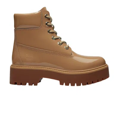 Pre-owned Timberland Wmns Stone Street 6 Inch Waterproof Platform Boot 'beige' | Tan | Women's Size 6.5