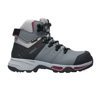 Pre-owned Timberland Wmns Switchback Composite Toe Waterproof Work Boot 'grey Purple'