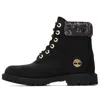 Timberland (wmns)  6 Inch Heritage Lace Up Cupsole Boots 'black Nubuck'