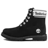 Timberland (wmns)  6 Inch Premium Lf 'black Nubuck Logo'
