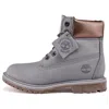 Timberland (wmns)  6-inch Premium Waterproof Boots 'steeple Grey Waterbuck Gunmetal Metallic Collar'