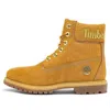 Timberland (wmns)  6 Inch Premium Waterproof Boots 'wheat Nubuck With Gold Logo'