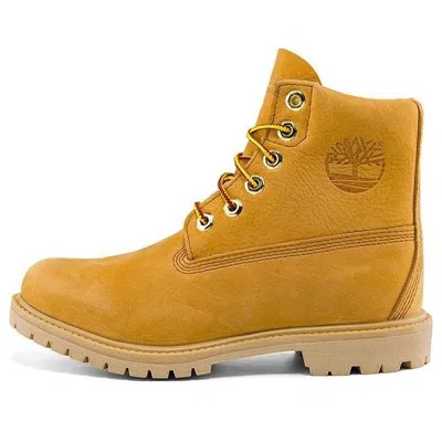 Timberland (wmns)  6 Inch Premium Waterproof Boots 'wheat' In Yellow