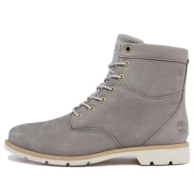 Timberland (wmns)  Campton 6 Inch Waterproof Wide-fit Boots 'grey Nubuck' In Multi