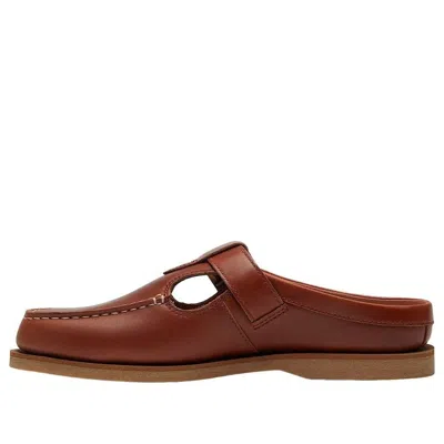 Timberland (wmns)  Classic Boat Mule 'rust Full-grain' In Brown