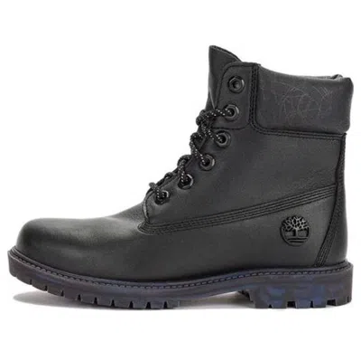Timberland (wmns)  Heritage 6 Inch Waterproof Boot 'black Leather Rubber Outsole'