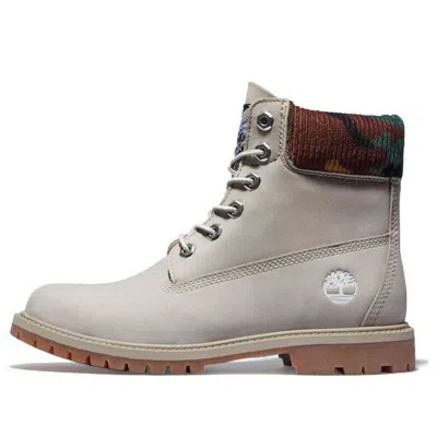 Timberland (wmns)  Heritage 6 Inch Waterproof Boots 'beige Nubuck With Camo'